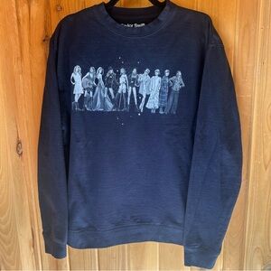Taylor Swift Eras Sweatshirt Crewneck Medium Navy